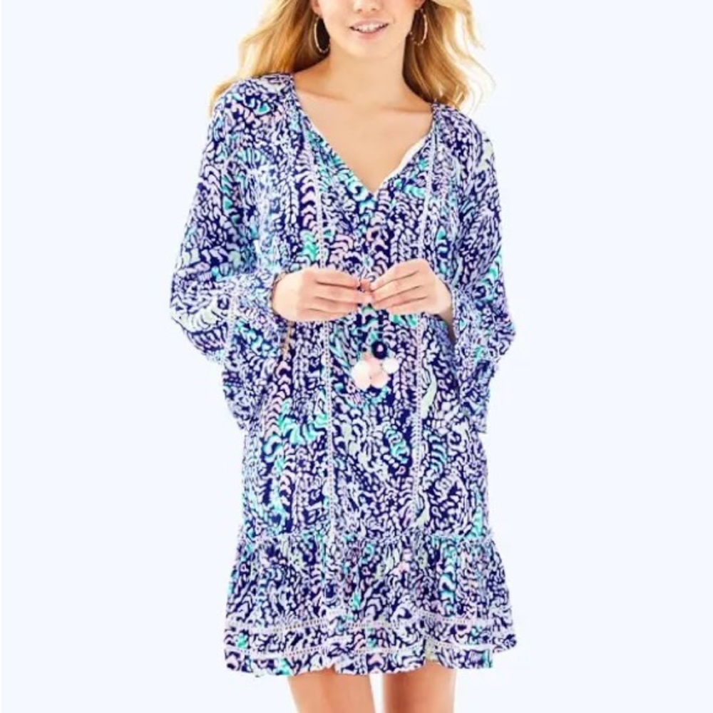 Lilly Pulitzer Percilla Tunic Dress in Grotto Move it or Lose it - Size Small